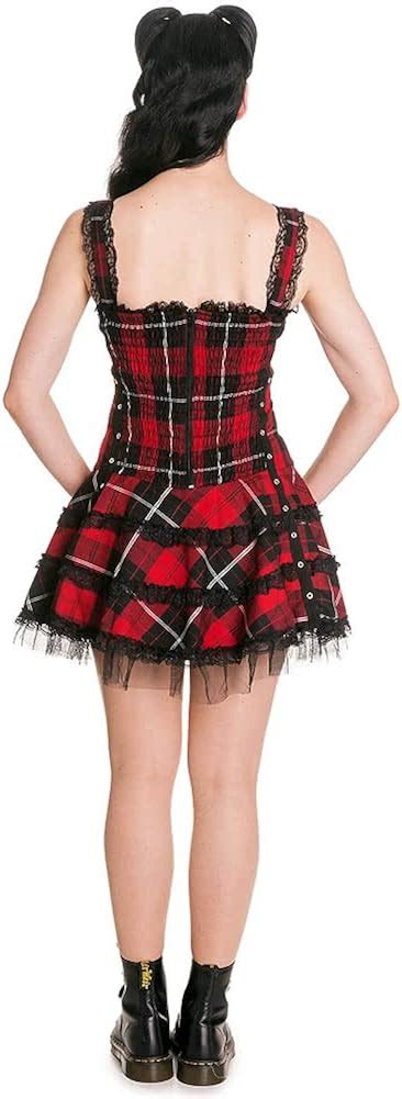 Buy Hell Bunny Mini Dress Harley Oslo Tartan Online at Lowest Price in ...