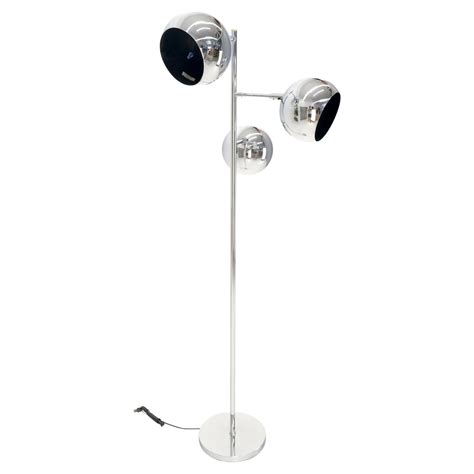 Italian Brass Three Globes Floor Lamp at 1stDibs | vintage globe floor ...