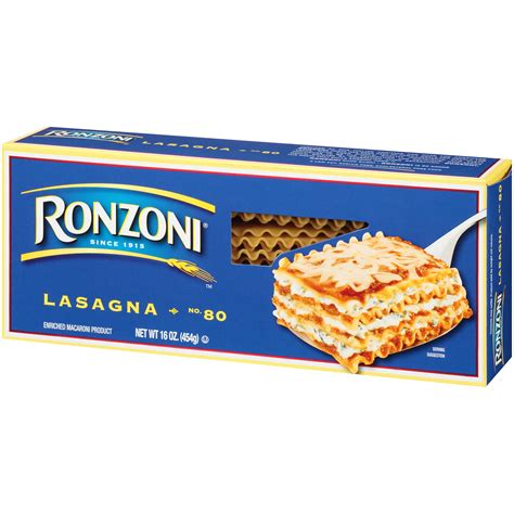 Ronzoni Lasagna Recipe On Back Of Box | Besto Blog