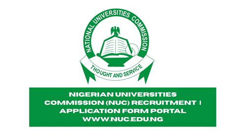 NUC Recruitment 2025/2026 | Application Form Portal www.nuc.edu.ng - NSCHE