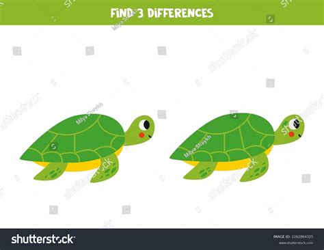 Find Three Differences Between Two Pictures Stock Vector (Royalty Free ...