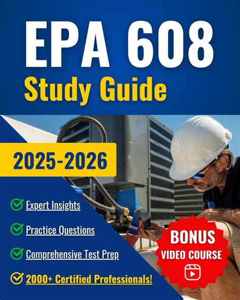 EPA 608 Study Guide: Crush the EPA 608 Certification Exam on Your First ...