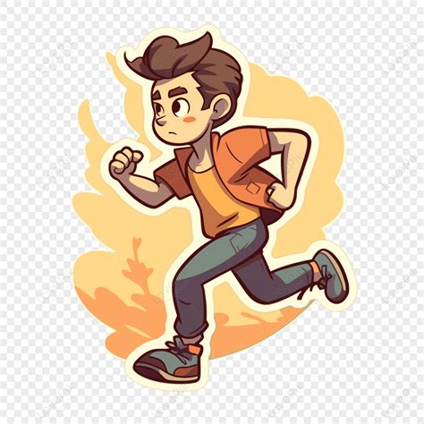 Running Cartoon PNG 的图像结果