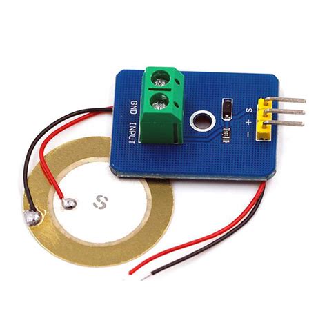 Taidacent DIY Ceramic Piezo Vibration Sensor Analog Vibration Sensor ...