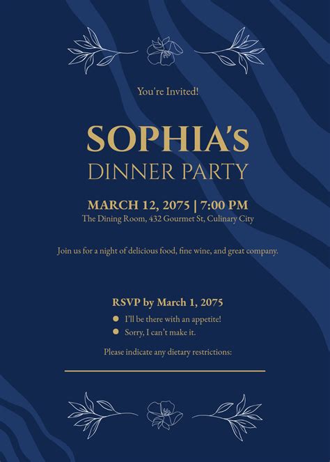 Your Invited Dinner Party The Card Gallery Dinner Party Invitations