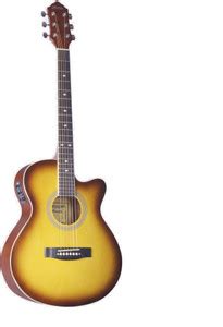 Hertz HZA-4000 EQ (SB) Semi-acoustic Guitar Linden Wood Rosewood Price ...