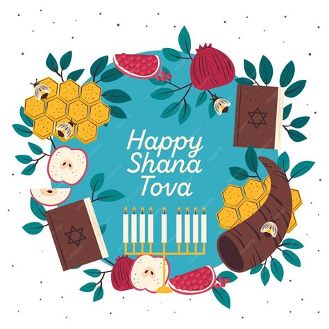 Free Vector | Shana tova celebration