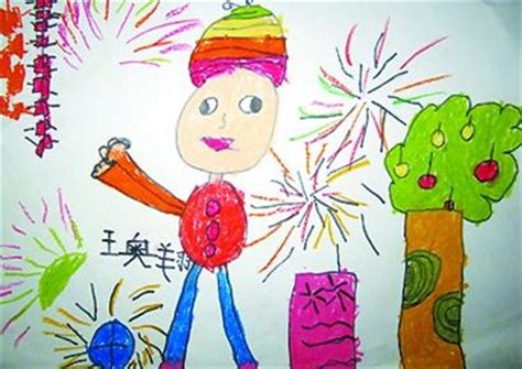春节儿童画：吃年夜饭 _春节儿童画_教育_太平洋亲子网