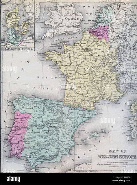 Spain And France On A Map at Marisela Warren blog
