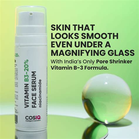 Niacinamide Vitamin B3-20% Serum – CosIQ