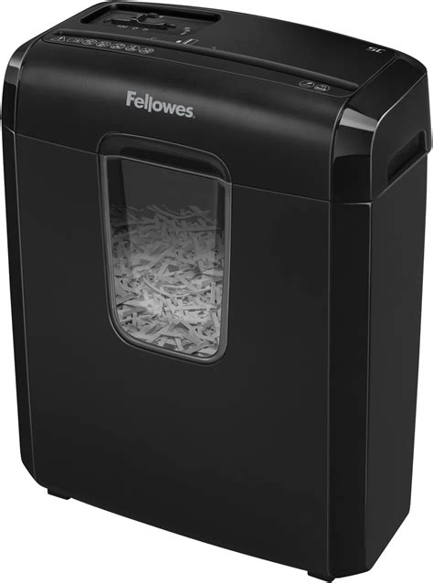 Paper Shredder for Home Use - Fellowes 6C 6 Sheet Cross Cut Paper ...