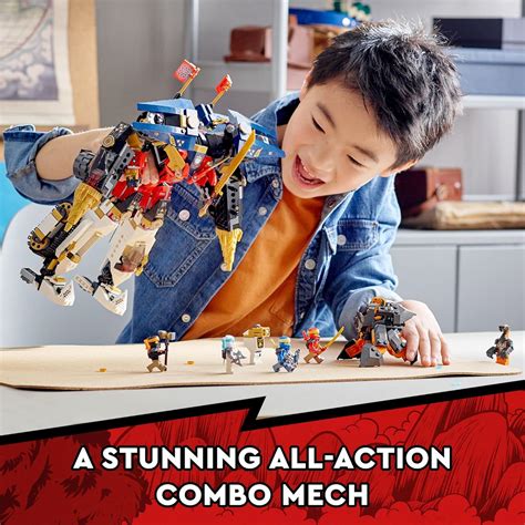 LEGO NINJAGO Ninja Ultra Combo Mech Set 71765 with India | Ubuy