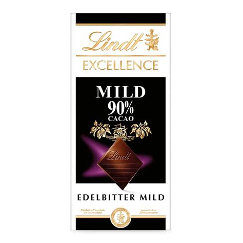 Lindt Excellence Dark Chocolate 90% Cocoa (100g) - Imported
