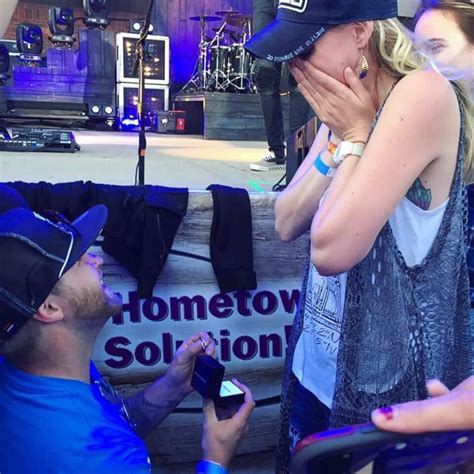 Country star Chase Rice surprises die-hard fans who got engaged during ...