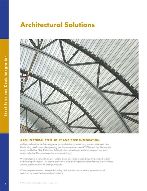 New Millennium Building Systems, Catalogs, Architectural Deck | ARCAT
