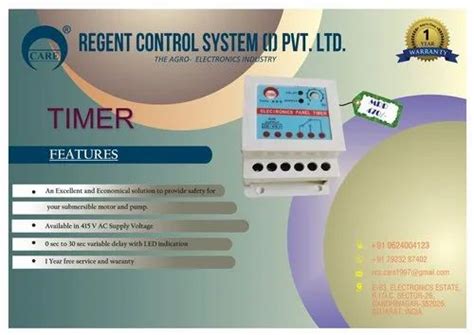 Regent Control System Private Limited, Gandhinagar - Manufacturer of ...