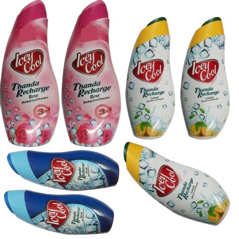 3 LABOLIA ICEY COOL LEMON HERBAL COOL POWDER (150 GM) + 2 LABOLIA ICEY ...