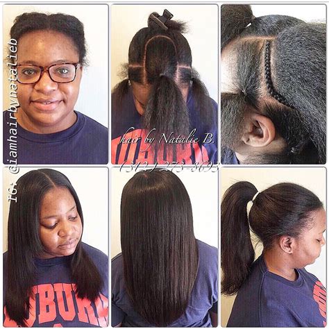 Versatile Sew-In Hair Weave by Natalie B. ••• Natural-Looking Sew-In ...