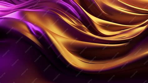 Premium Photo | A purple and orange fabric with a purple background.