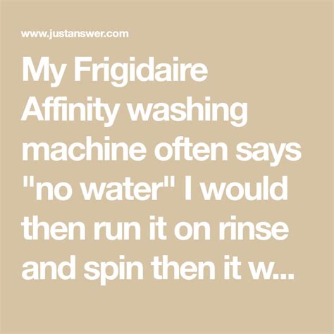 Image result for Frigidaire Affinity Washing Machine
