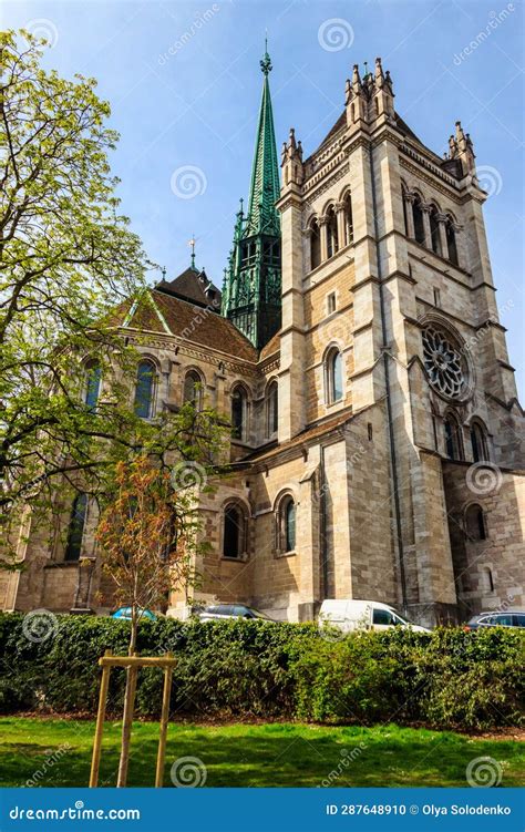 St. Peter S Cathedral in Geneva, Switzerland Stock Photo - Image of geneva, religion: 287648910