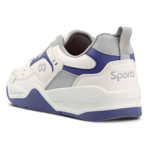 Men's Colourblocked Sneakers - WY3477 White Grey – Walkaroo Footwear