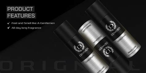 Denver black code Nano Deo | Bold & Long-lasting Scent | Denverformen