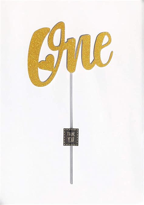 Buy One Cake Topper , 1st Birthday Cake Topper Decoration, First ...