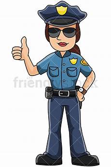 Polouse Officer Clipart by Officer Thumbs Up Vector Clipart Polouse Officer Clipart