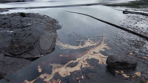 海滩上的石油泄漏_1920X1080_高清视频素材下载(编号:5898488)_实拍视频_光厂(VJ师网) www.vjshi.com
