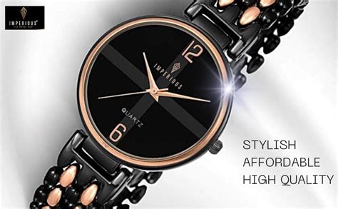 IMPERIOUS - THE ROYAL WAY Metal Analogue Women'S Watch(Black Dial ...