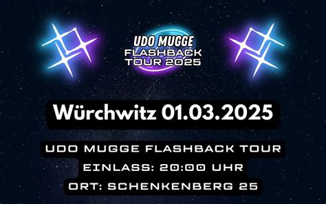 Udo Mugge Flashback Tour 2025, 06712 Würchwitz, Schenkenberg 25 ...