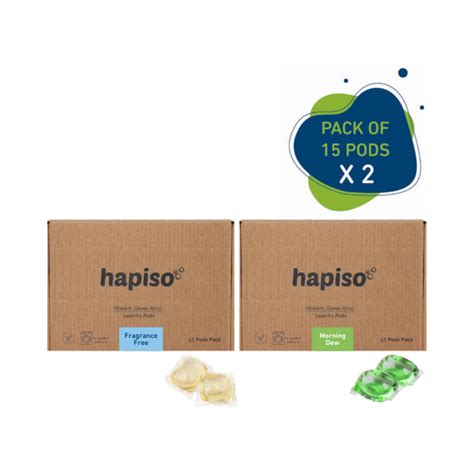 Our Plant Based Laundry Detergent Pods - Hapiso – hapiso.in