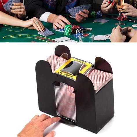 Buy Glasses 6 Deck Poker Card Shuffling Machine Automatic Battery ...