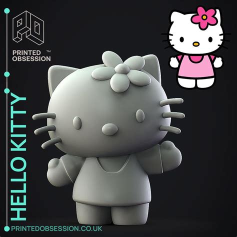 Hello Kitty - Fan Art - 3D model by printedobsession on Thangs