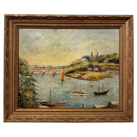 PAIR Dickensian Oil on Board Paintings For Sale at 1stDibs