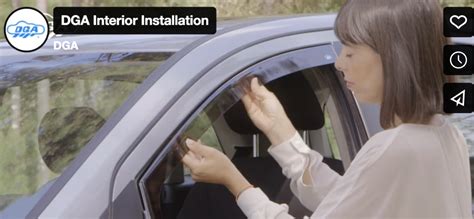 Deflector de aire para ventanillas delanteras - DGA® | Audioledcar