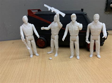 3D print ACTION FIGURE A-TEAM JOHN HANNIBAL SMITH KENNER STYLE 3.75 ...