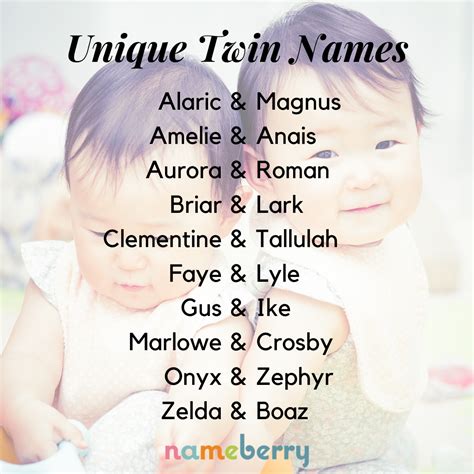 Twin Boy Names