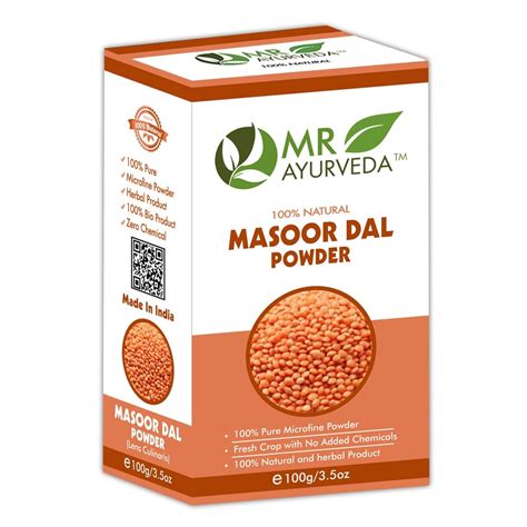 MR Ayurveda Masoor Dal Powder | Masoor Dal Powder Organic | Masoor Dal ...