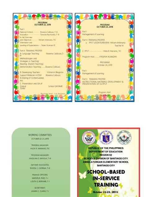 Image result for Sample Closing Program for Inset