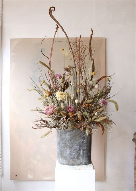 Dried Flower Arrangement the Chelsea Flower Show – Design by Nature Flowers