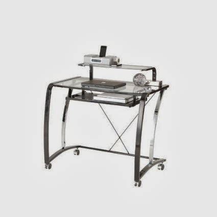 Small Glass Computer Desk 的图像结果