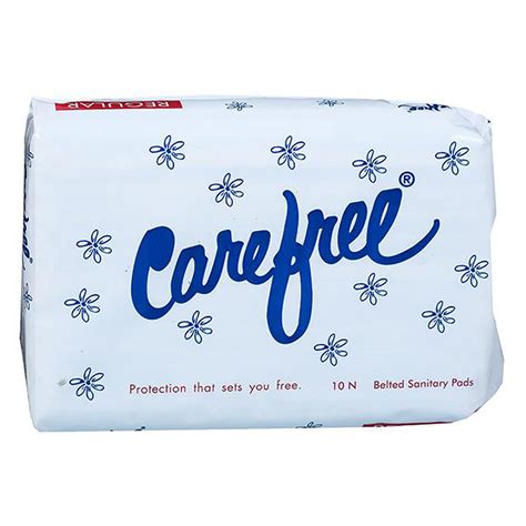 Buy Carefree Sanitary Pads Regular, 10 Count | 19 Minutes Delivery ...