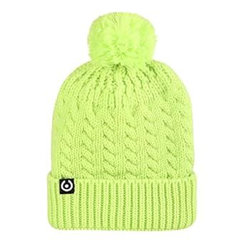 Coreteq Kids Soft Wool Winter Beanie Cap with Pom (Pastel Green, 2-8 ...