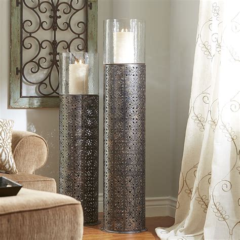 Large Floor Glass Candle Holders at Eva Guillermo blog