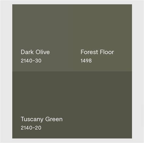 Benjamin Moore Dark Olive