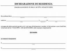 cambio residenza d ufficio modulo autocertificazione di residenza chespasso it cambio residenza d ufficio modulo autocertificazione di residenza chespasso it