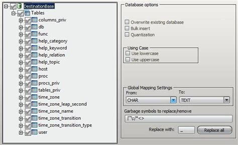 Database Options 的图像结果