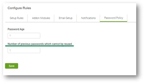 How to set the password policy. : Help Center
